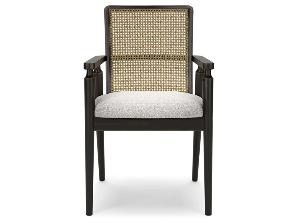 Signature Design by Ashley - Galliden Dining Uph Arm Chair (Set Of 2) in Black - D841-02A veiw 1