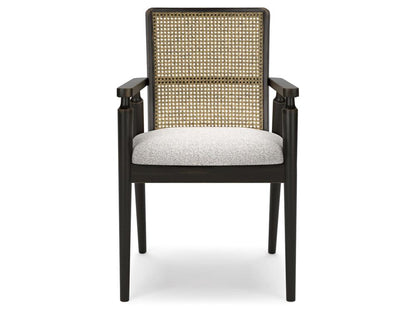 Signature Design by Ashley - Galliden Dining Uph Arm Chair (Set Of 2) in Black - D841-02A veiw 1
