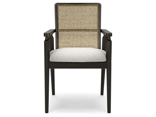 Signature Design by Ashley - Galliden Dining Uph Arm Chair (Set Of 2) in Black - D841-02A veiw 1