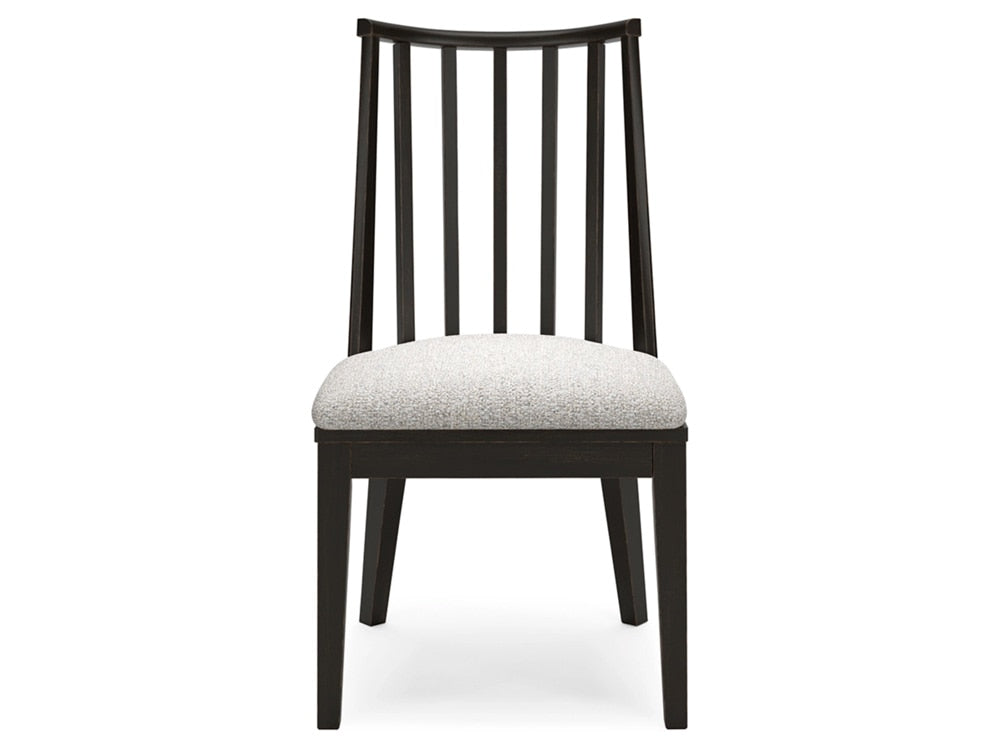 Signature Design by Ashley - Galliden Dining UPH Side Chair (Set of 2) in Black - D841-01 veiw 1