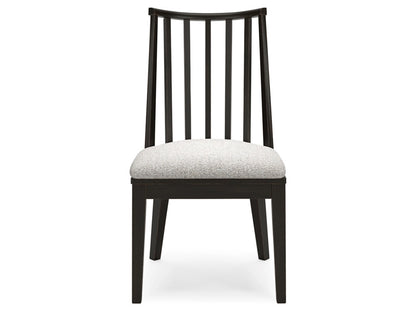 Signature Design by Ashley - Galliden Dining UPH Side Chair (Set of 2) in Black - D841-01 veiw 1