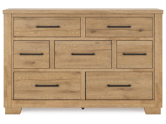 Signature Design by Ashley - Galliden Dresser in Light Brown - B841-31 veiw 1