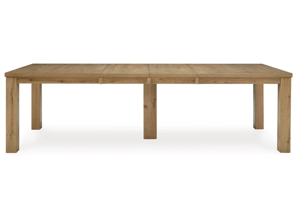 Signature Design by Ashley - Galliden Rect Dining Room Ext Table in Light Brown - D841-35 veiw 1