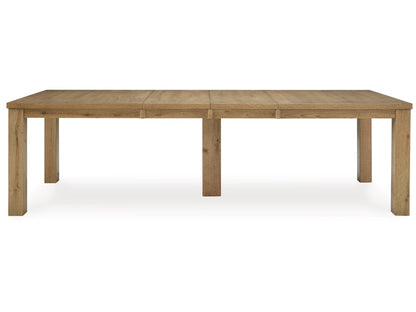 Signature Design by Ashley - Galliden Rect Dining Room Ext Table in Light Brown - D841-35 veiw 1