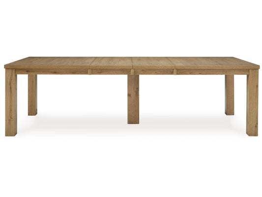 Signature Design by Ashley - Galliden Rect Dining Room Ext Table in Light Brown - D841-35 veiw 1