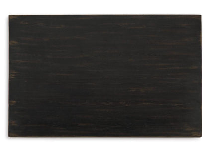 Signature Design by Ashley - Galliden Rectangular Cocktail Table in Black - T841-1 veiw 4