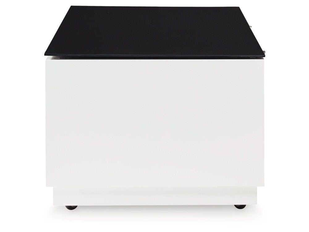 Signature Design by Ashley - Gardoni Rectangular Cocktail Table in White/Black - T756-1 veiw 4