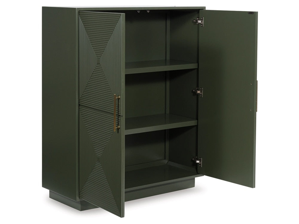 Signature Design by Ashley - Geirwood Accent Cabinet in Dark Green - A4000676 veiw 3