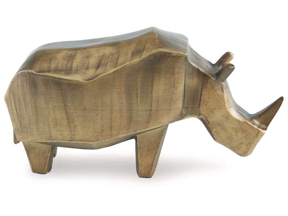 Signature Design by Ashley - Gentwell Sculpture in Antique Gold Finish - A2000665 veiw 3