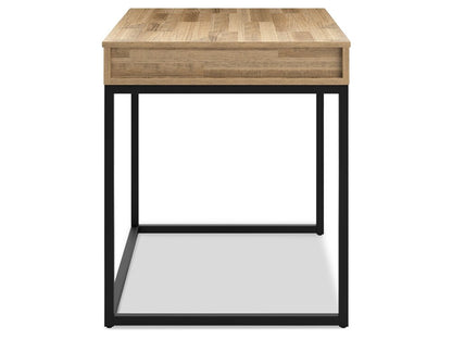Signature Design by Ashley - Gerdanet Home Office Lift Top Desk in Light Brown/Black - H320-13 veiw 4
