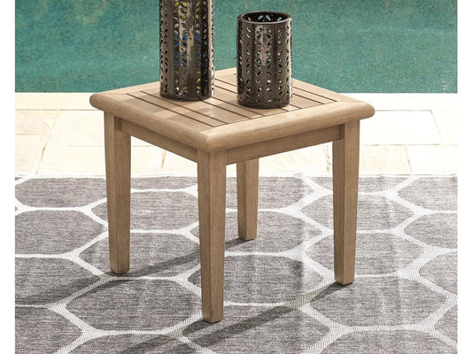 Signature Design by Ashley - Gerianne Square End Table in Grayish Brown - P805-702 veiw 2