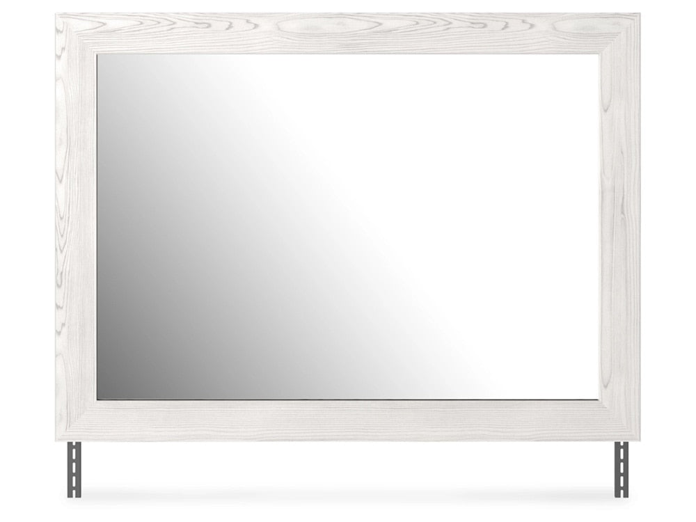 Signature Design by Ashley - Gerridan Bedroom Mirror in White/Gray - B1190-36 veiw 1