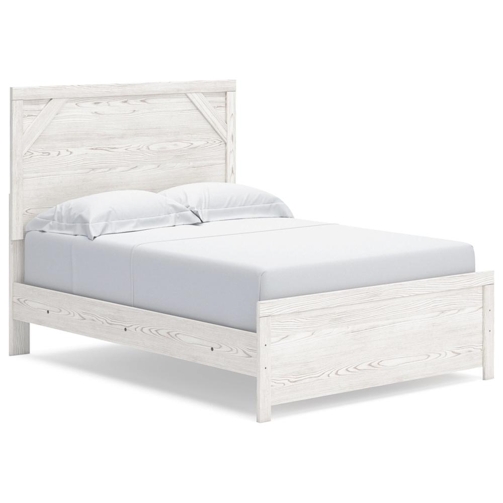 Signature Design by Ashley - Gerridan Full Panel Bed in White/Gray veiw 1