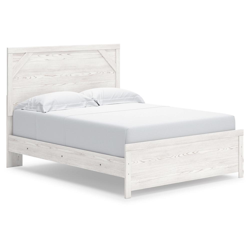 Signature Design by Ashley - Gerridan Queen Panel Bed in White/Gray veiw 1