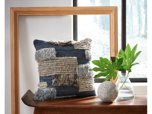 Signature Design by Ashley - Gibbend Pillow (Set of 4) in Blue/Gray/White - A1000926 veiw 2