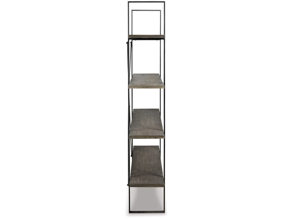 Signature Design by Ashley - Gilesgrove Bookcase in Black/Gray - A4000017 veiw 4