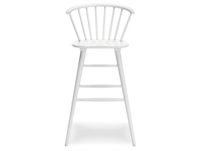 Signature Design by Ashley - Grannen 30in Barstool in White/Natural - D407-130 veiw 1