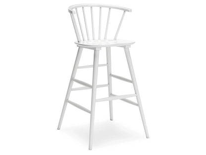 Signature Design by Ashley - Grannen 30in Barstool in White/Natural - D407-130 veiw 3