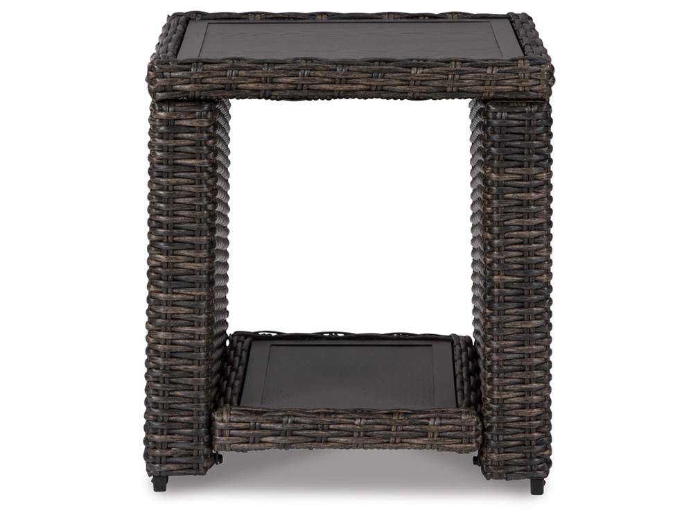 Signature Design by Ashley - Grasson Lane Square End Table in Brown - P783-702 veiw 1