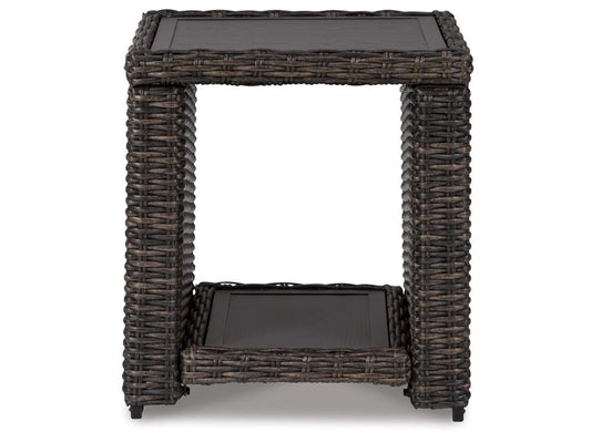 Signature Design by Ashley - Grasson Lane Square End Table in Brown - P783-702 veiw 2