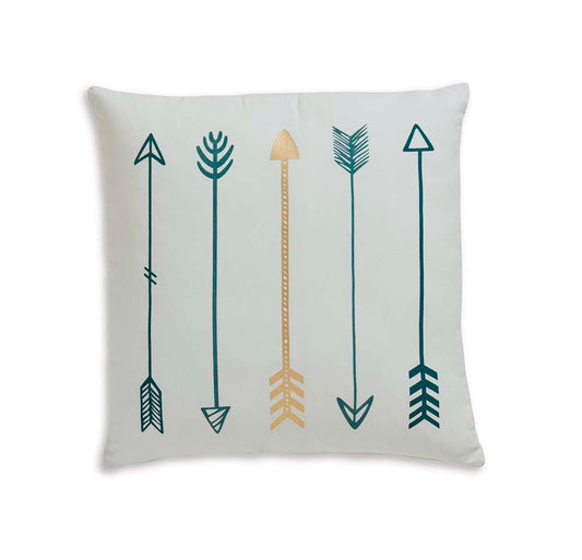 Signature Design by Ashley - Gyldan Pillow (Set of 4) in White/Teal/Gold - A1000994 veiw 1