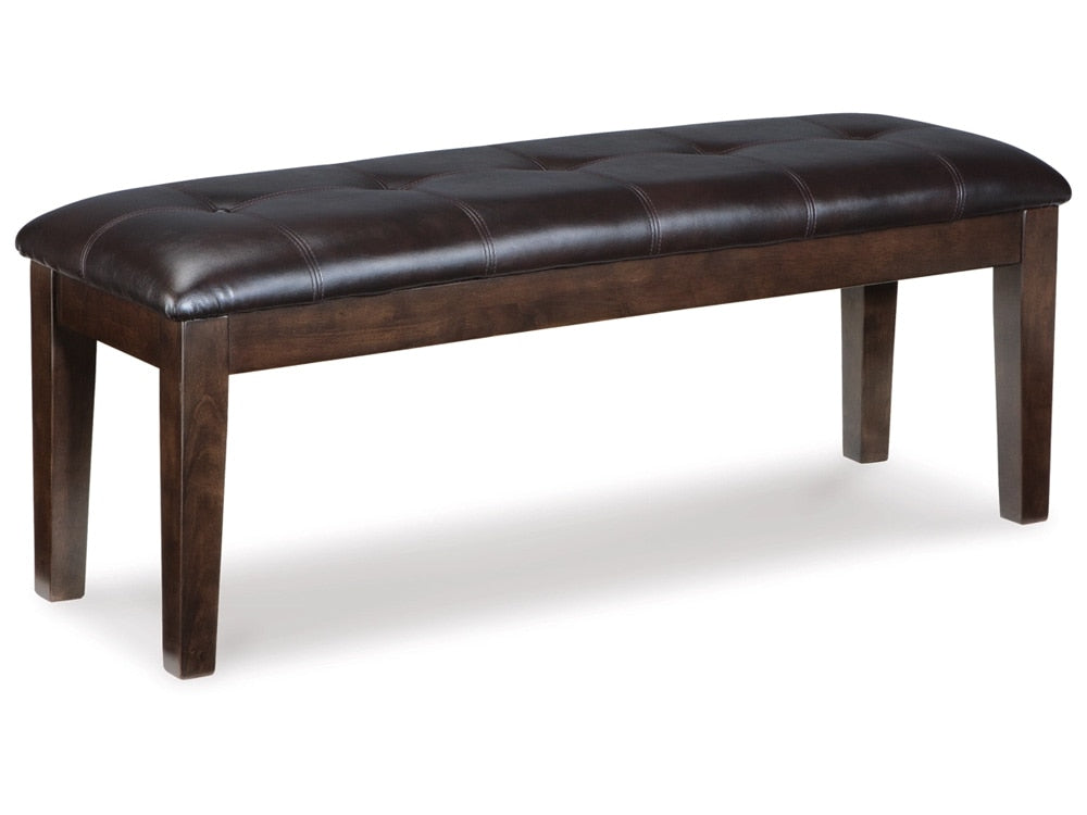 Signature Design by Ashley - Haddigan Large Uph Dining Room Bench in DarkBrown - D596-00 veiw 1