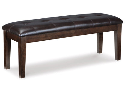 Signature Design by Ashley - Haddigan Large Uph Dining Room Bench in DarkBrown - D596-00 veiw 1