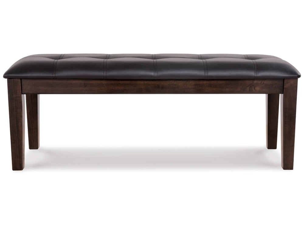 Signature Design by Ashley - Haddigan Large Uph Dining Room Bench in DarkBrown - D596-00 veiw 3