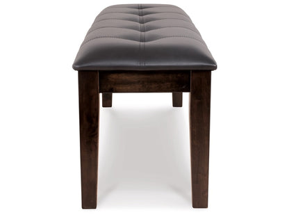Signature Design by Ashley - Haddigan Large Uph Dining Room Bench in DarkBrown - D596-00 veiw 4