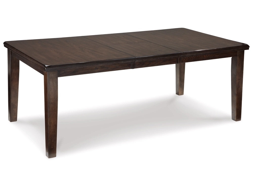 Signature Design by Ashley - Haddigan Rect Dining Room Ext Table in DarkBrown - D596-35 veiw 1