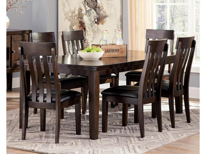 Signature Design by Ashley - Haddigan Rect Dining Room Ext Table in DarkBrown - D596-35 veiw 2