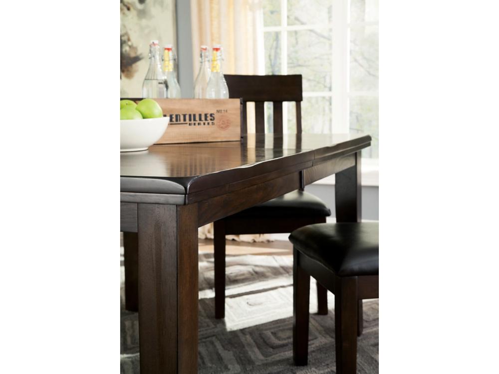 Signature Design by Ashley - Haddigan Rect Dining Room Ext Table in DarkBrown - D596-35 veiw 3