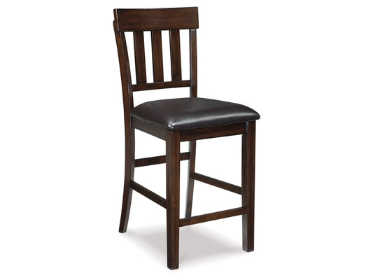 Signature Design by Ashley - Haddigan Upholstered Barstool (Set Of 2) in DarkBrown - D596-124 veiw 1