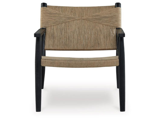 Signature Design by Ashley - Halfmore Accent Chair in Black/Natural - A3000672 veiw 1