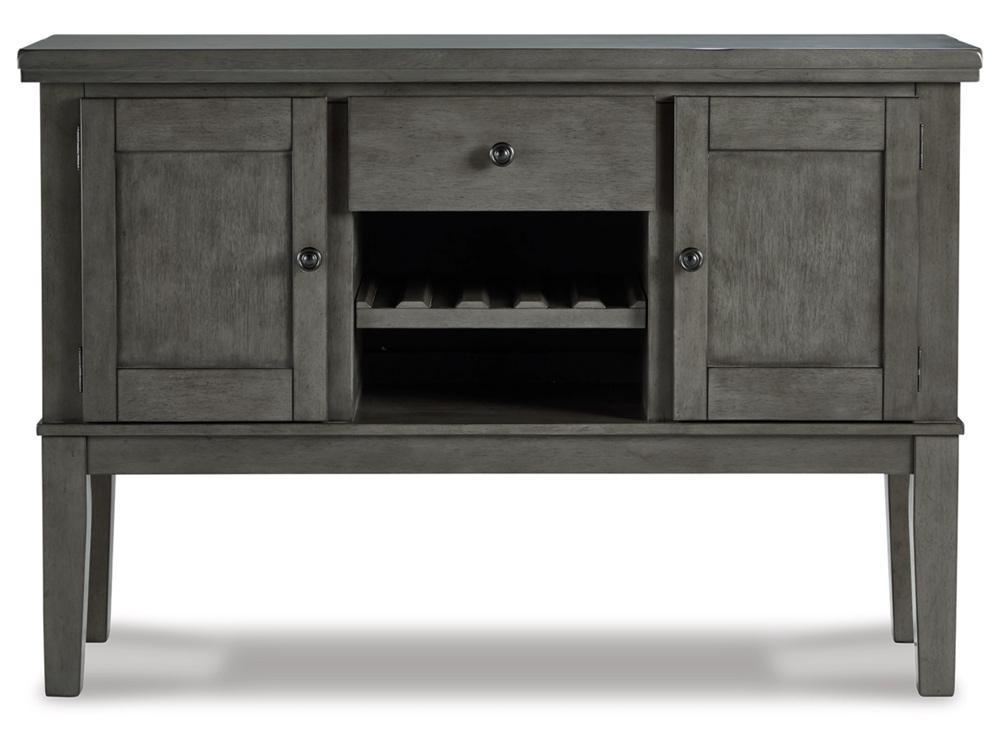 Signature Design by Ashley - Hallanden Dining Room Server in Gray - D589-60 veiw 1