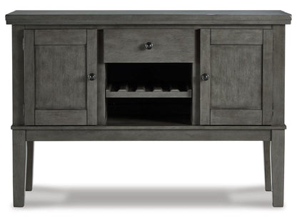 Signature Design by Ashley - Hallanden Dining Room Server in Gray - D589-60 veiw 1