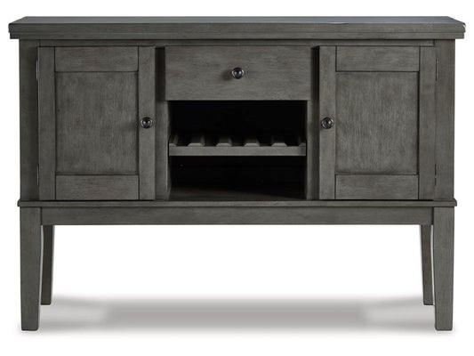 Signature Design by Ashley - Hallanden Dining Room Server in Gray - D589-60 veiw 1