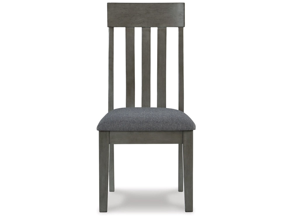 Signature Design by Ashley - Hallanden Dining Uph Side Chair (Set Of 2) in Gray - D589-01 veiw 1