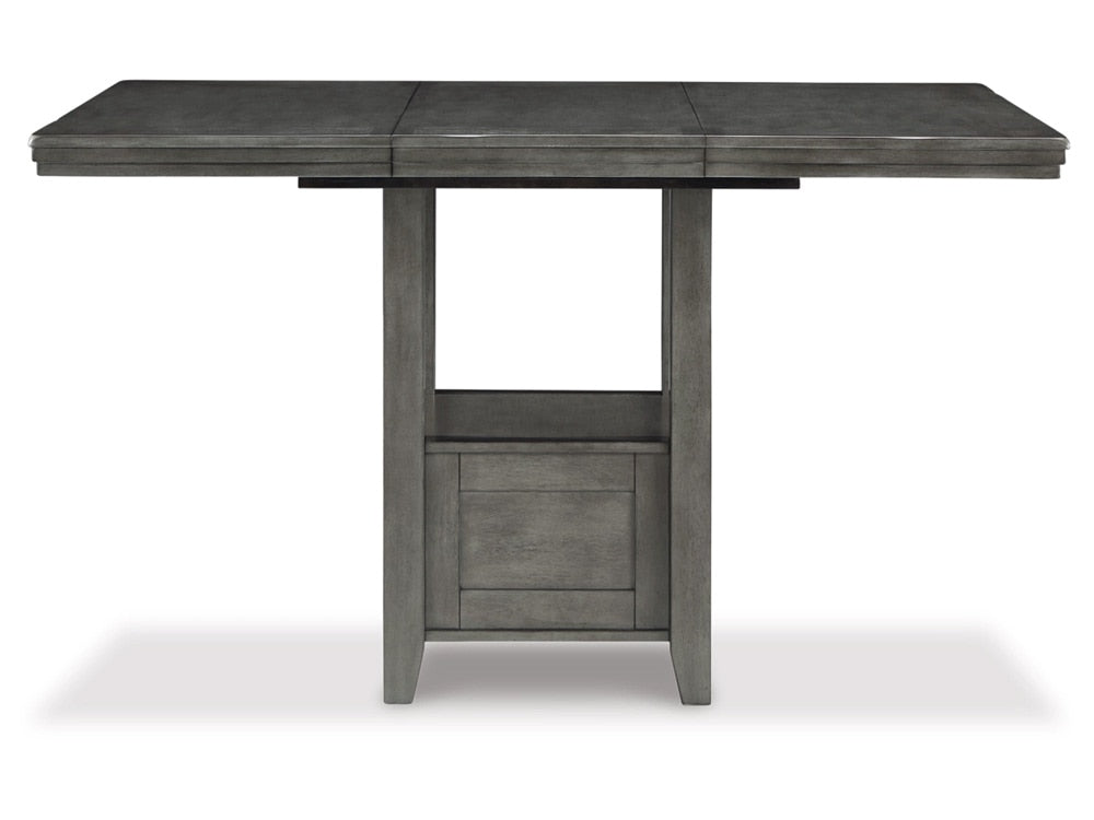Signature Design by Ashley - Hallanden RECT DRM Counter EXT Table in Gray - D589-42 veiw 1
