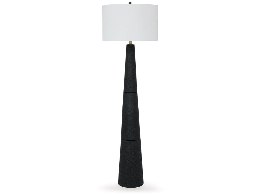 Signature Design by Ashley - Hallburg Poly Floor Lamp in Black - L235761 veiw 1