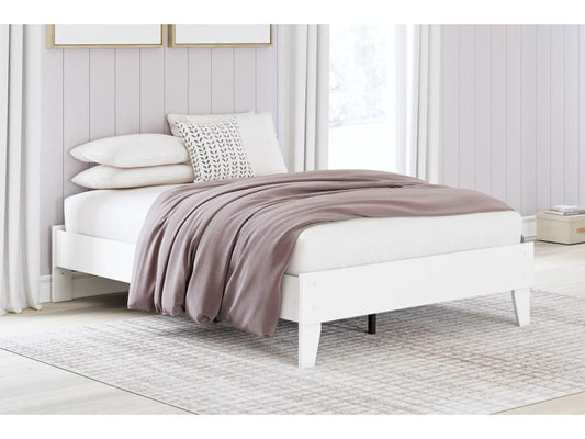 Signature Design by Ashley - Hallityn Full Platform Bed in White - EB1810-112 veiw 2