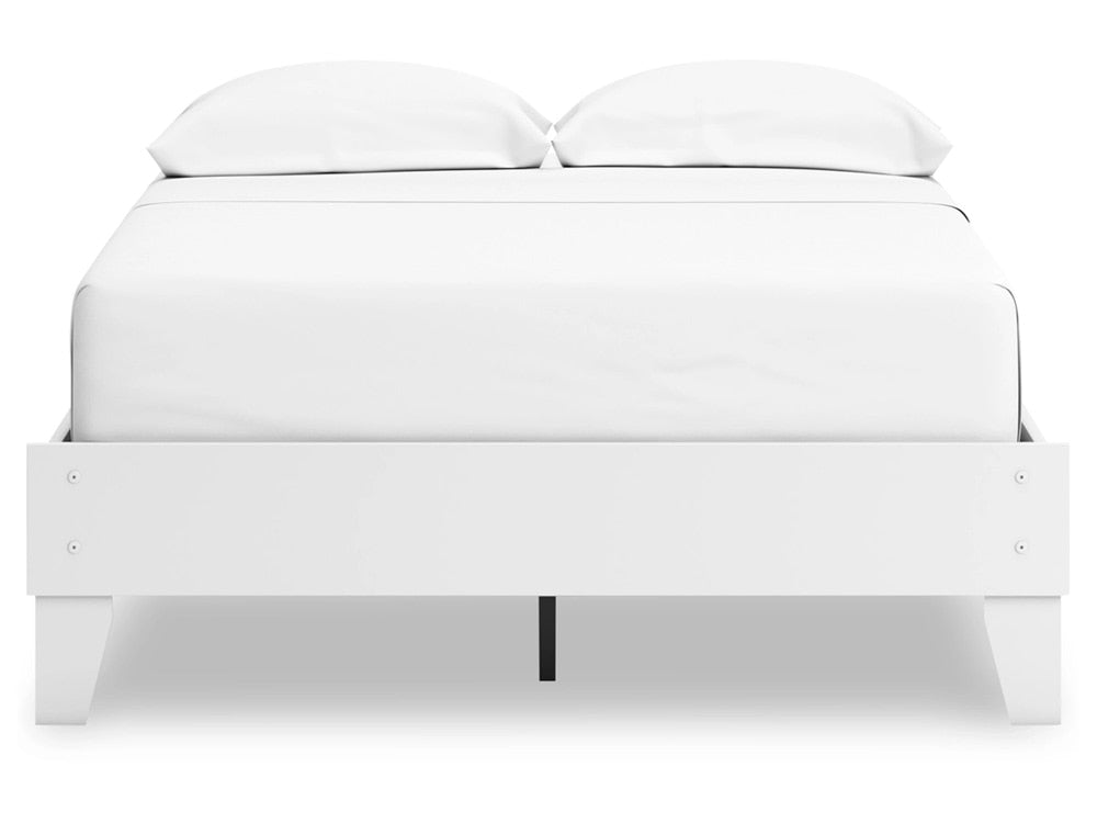 Signature Design by Ashley - Hallityn Full Platform Bed in White - EB1810-112 veiw 4