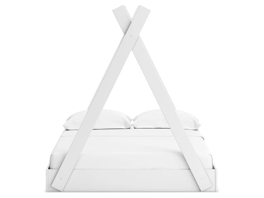Signature Design by Ashley - Hallityn Full Tent Complete Bed In Box in White - EB1810-122 veiw 1