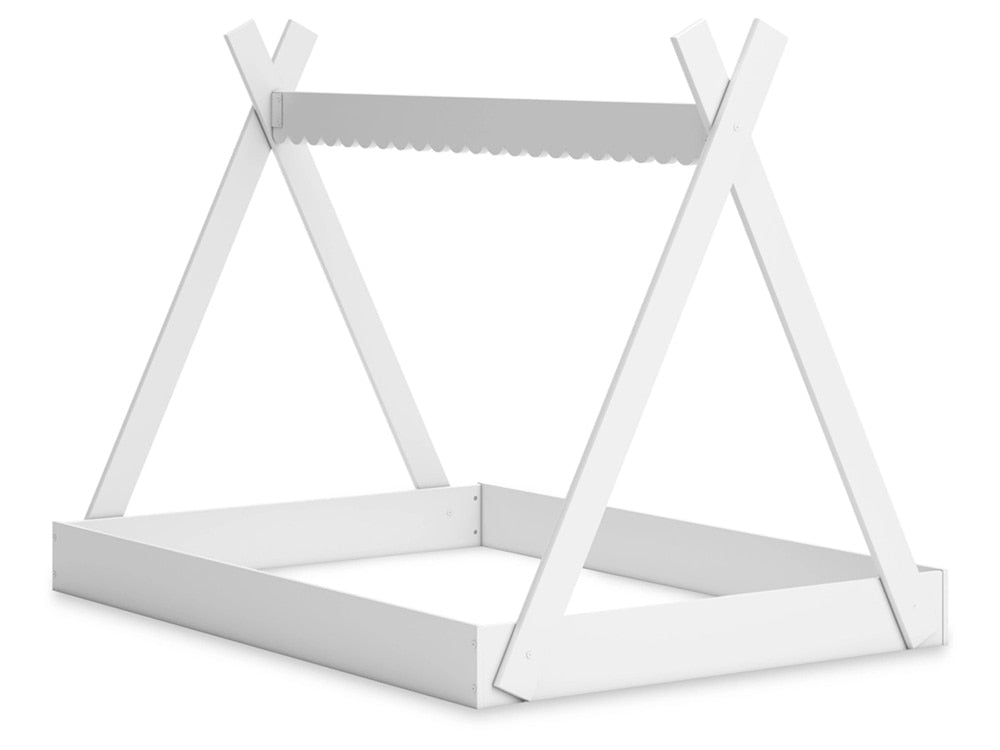Signature Design by Ashley - Hallityn Full Tent Complete Bed In Box in White - EB1810-122 veiw 3