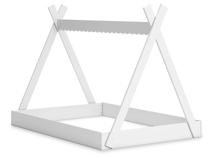 Signature Design by Ashley - Hallityn Full Tent Complete Bed In Box in White - EB1810-122 veiw 3