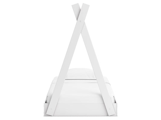 Signature Design by Ashley - Hallityn Twin Tent Complete Bed In Box in White - EB1810-121 veiw 1