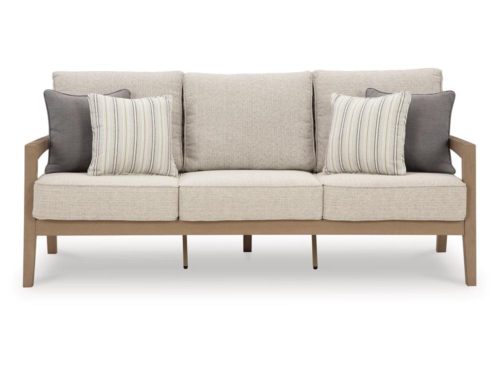 Signature Design by Ashley - Hallow Creek Outdoor Sofa With Cushion in Driftwood - P560-838 veiw 1