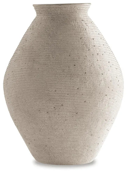 Signature Design by Ashley - Hannela Vase in Antique Tan - A2000514 view 1