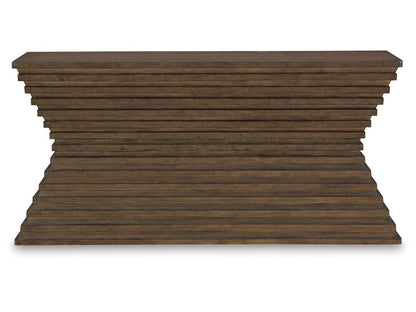 Signature Design by Ashley - Hannodream Sofa Table in Warm Brown - T821-4 veiw 1