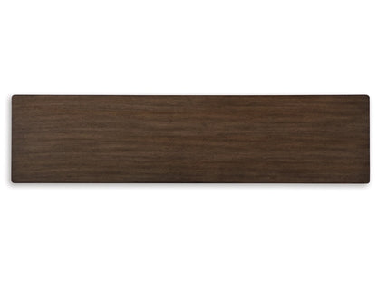 Signature Design by Ashley - Hannodream Sofa Table in Warm Brown - T821-4 veiw 3